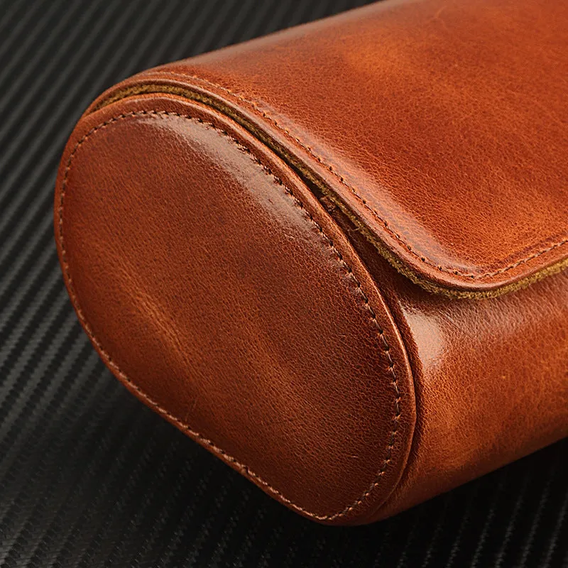 watch box organizer for mens watch case travel roll Portable 3 Watch Display Storage with Velvet Sections to Holder Large Watch
