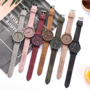 Women's Casual Quartz Leather Band New Strap Watch Analog Precise time and keep good time Wrist Watch
