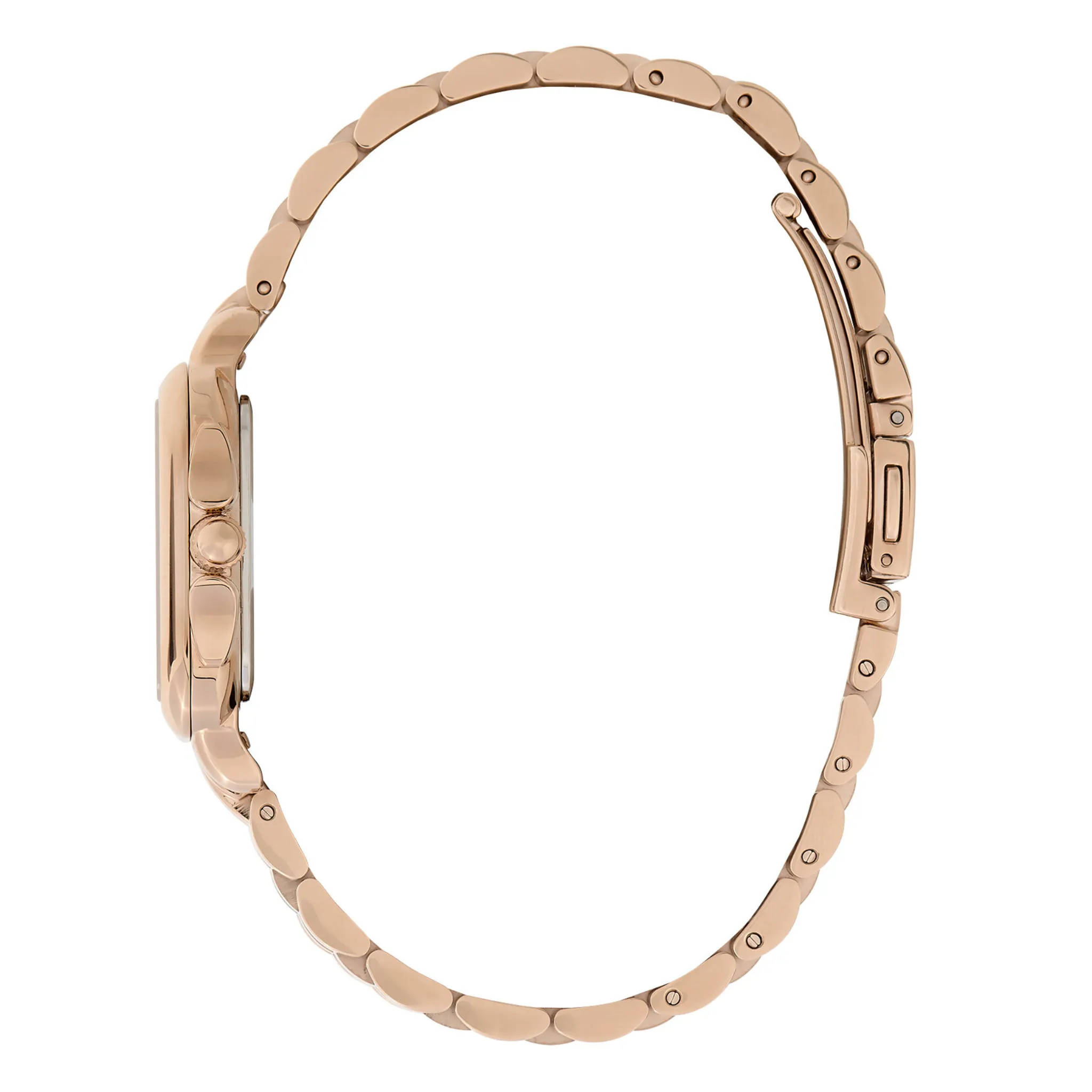 Womens Olivia Burton Pale Rose Gold Grosvenor Bracelet Watch