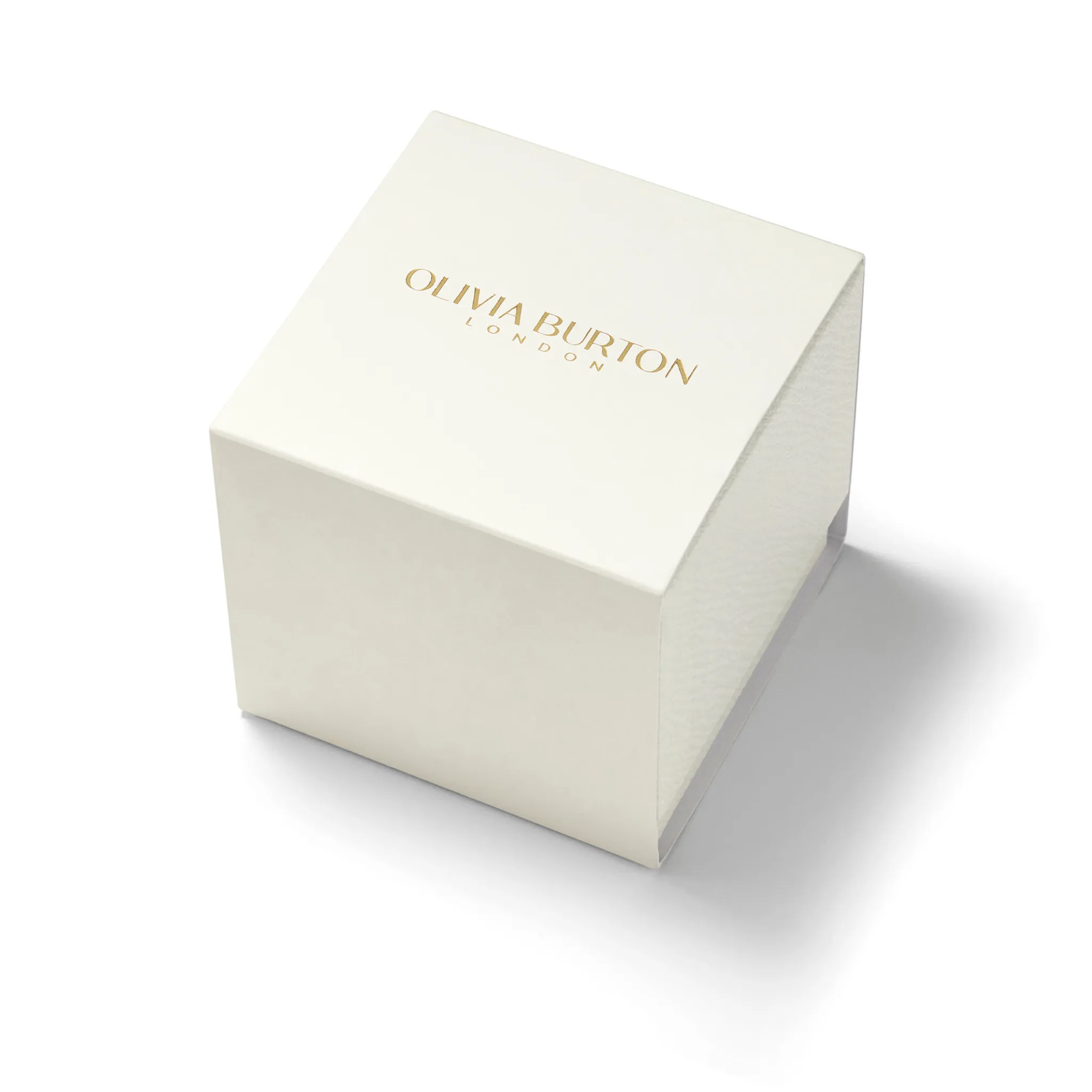 Womens Olivia Burton Silver/RG/White City Classic Bracelet Watch